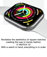 2025 nuevo reloj V 10 Smartwatch hombre mujer Bluetooth llamada NFC asistente de voz modo deportivo Compatible con Android IOS Smartwatch - details 1