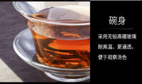Taza grande de vidrio transparente de tres talentos, juego, tazón de té individual resistente al calor con tapa - details 15
