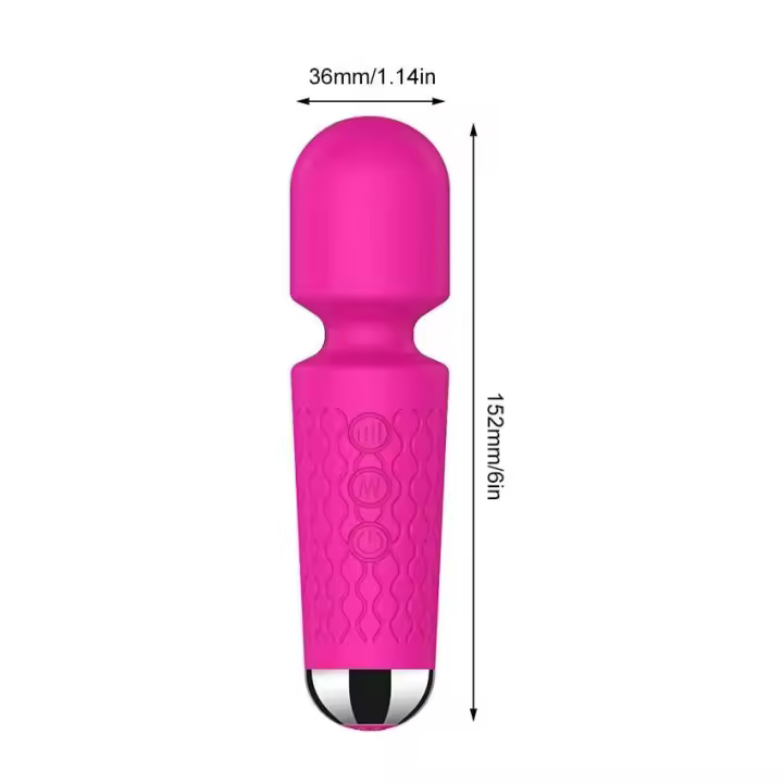 Vibrador Mágico de Silicona Estimulación Potente para Clítoris de Mujeres Juguete Sexual Adulto - 1