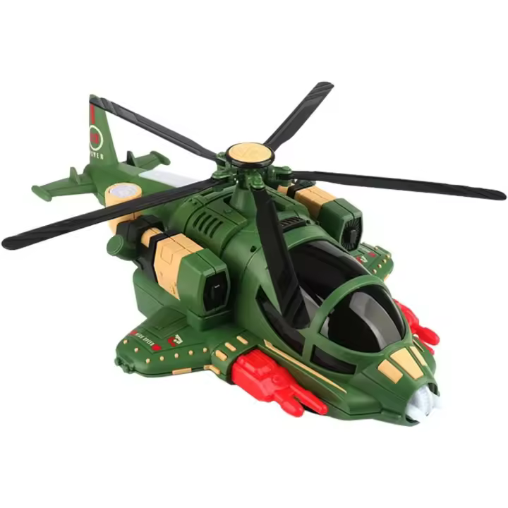 Helicóptero de Juguete Avión Electrículo Duradero Rotación de 360 Grados - 1
