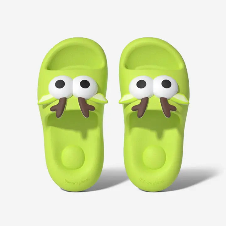 Zapatillas frescas de dibujos animados zapatillas de baño antideslizantes para el hogar de verano para mujer - 1