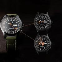 DUGARY brújula reloj de cuarzo piloto militar moda luminosa impermeable inoxidable 42mm marca de negocios para hombres reloj de pulsera - details 8
