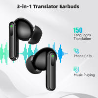 Auriculares V17 Translator, 150 idiomas, traductor de voz instantáneo inteligente, auriculares inalámbricos de viaje, compatibles con 4 modos de traducción en la aplicación - details 2