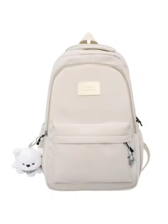 Mochila impermeable de alta capacidad para mujer, estilo universitario, con compartimento para portátil, para viajes y escuela, diseño moderno y genial. - 1