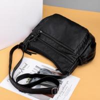 Bolso cruzado de mujer, bolso de mano de mujer, bolso cruzado de mano de cuero, bolso tote, bolso bandolera, bolso bandolera vintage de gran capacidad, bolso de mujer de cuero lavado - details 11