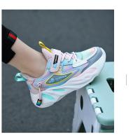 Zapatos de marca para niños, zapatillas de deporte para niñas, zapatos deportivos transpirables para niños, zapatillas de tenis cómodas informales de color rosa a la moda para uso diario - details 18