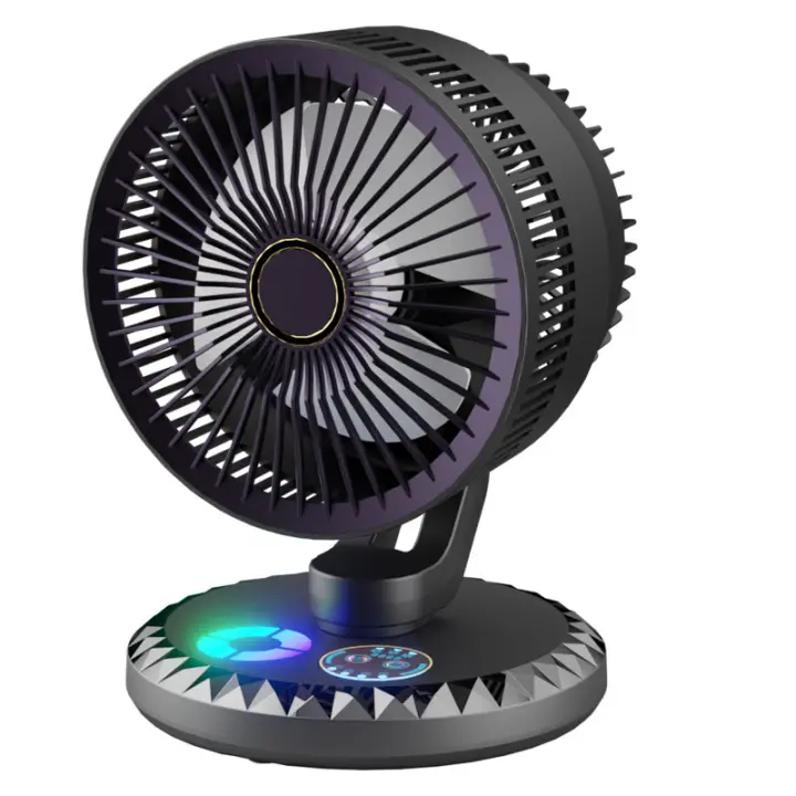 Ventilador USB Silencioso Portátil Potente Ventilador de Mesa con 3 Velocidades, Ajustable 90°, Mini Ventilador para Hogar, Oficina, Camping - 1