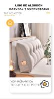 Cojín de Cabeza de Mesa Triangular de Alta Comodidad Almohada de Lectura para Cama - details 1