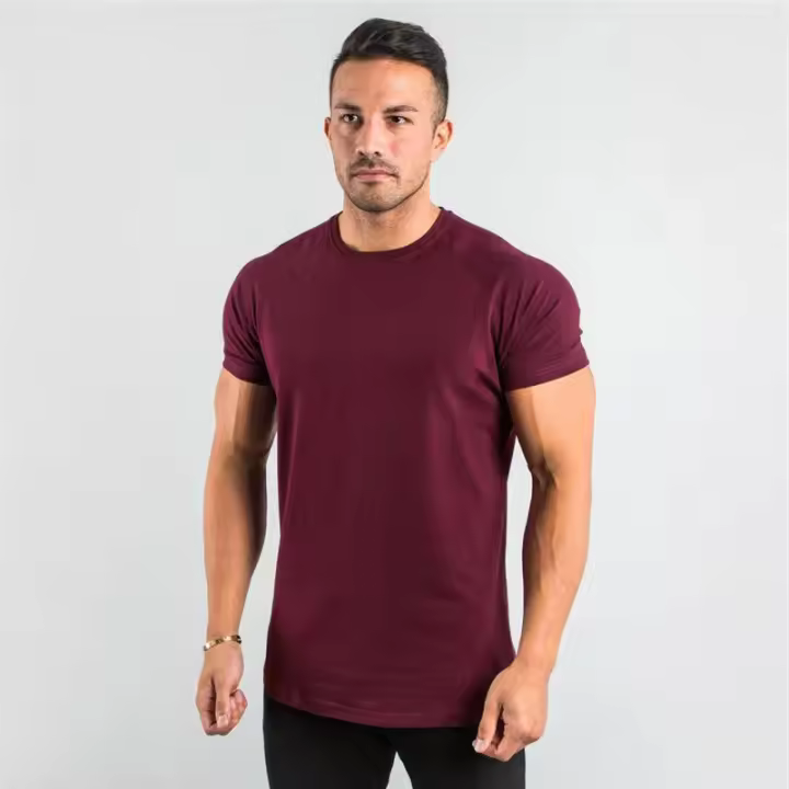 Camiseta casual de alta calidad para hombre, camisa de algodón cómoda, top transpirable - 1