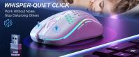 Ratón de juego inalámbrico de 2,4G, dispositivo con diseño ergonómico DPI ajustable para ordenador portátil de escritorio - details 4