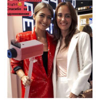 Traje de Fiesta Navideño Rojo con Lentejuelas Cuello Redondo, Manga Larga, Botón Único, Moda para Mujeres 2025 - details 4