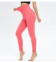 Leggings de Yoga de Cintura Alta Pantalones Deportivos de Nylon Transpirables Secado Rápido - details 3