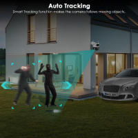 Cámara de Seguridad Solar Inalámbrica, Visión 360°, Detección de Movimiento AI, Visión Nocturna 2K para Seguridad del Hogar al Aire Libre - details 2
