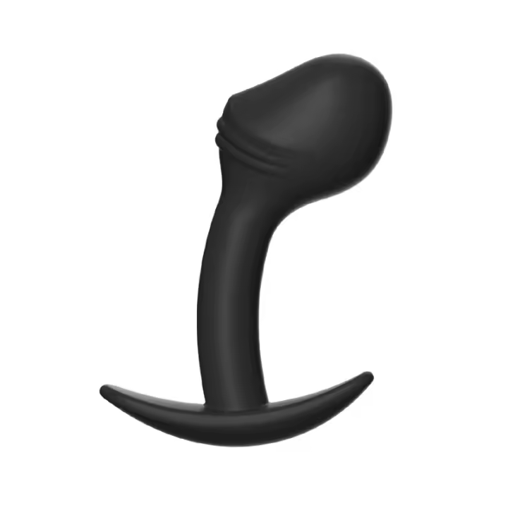 Tapón anal portátil Tapón anal de silicona Juguetes sexuales anales para hombres Estimulación de próstata Masturbación Juguetes de entrenamiento anal con base de ancla para mujeres Bola vaginal Hombres Dilatador anal Perfecto para principiantes BDSM - 1