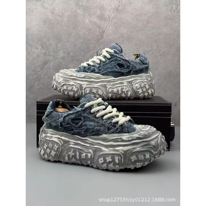 Nueva Tendencia De Moda, Zapatos Casuales Con Suela De Neumático, Zapatos Deportivos Versátiles Con Plataforma - 1