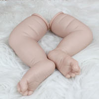 Accesorios de bebé Reborn de 26 pulgadas, Kit de bricolaje en blanco de 65 CM, princesa para niños pequeños, Color fresco, tacto suave, pieza de muñeca sin terminar sin pintar - details 9
