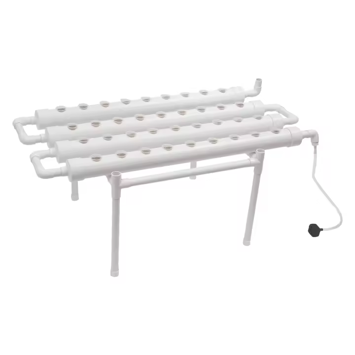 Kit de cultivo hidropónico para plantas hidropónicas, sistema de jardín, herramienta de cultivo de verduras, 36 agujeros, 4 tubos, 36 lugares, 4 tubos - 1
