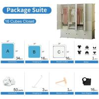 Combinado, Organizador de Almacenamiento Modular (16 Cubos, Extra Sticers incluidos) - details 1