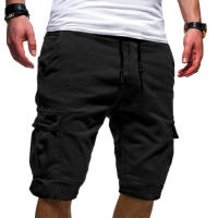 El trabajo de los hombres del tamaño extra grande de moda del verano jadea los pantalones cortos del cargo - details 5