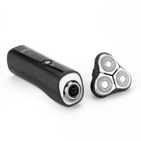 Kemei-maquinilla de afeitar eléctrica para hombre, recortadora de barba húmeda y seca, recargable, cabezal giratorio 3D, hojas duales, regalo de afeitado para papá y marido - details 4