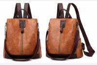 Mochila de Cuero pu antirobo para Mujer, bolso de mano, Bolsa de viaje informal - details 12