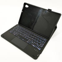 Funda de teclado Bluetooth para Lenovo Tab M10 HD 2nd Gen 10.1 pulgadas TBX306 TBX306F TBX306X Estilo sólido Material de cuero sintético Compatible con dispositivos portátiles electrónicos - details 2