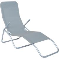 basculante Plegable Acero y textileno Gris 170x65x101 cm - details 0