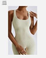 Mono de Yoga de Manga Larga Conjunto Deportivo para Mujeres Ropa de Gimnasio de Moda - details 7