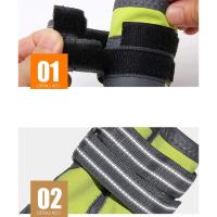 Truelove-zapatos impermeables para perro, Botas de lluvia antideslizantes, reflectantes de nieve cálida, para entrenamiento deportivo de mascotas pequeñas, medianas y grandes, TLS3961 - details 2