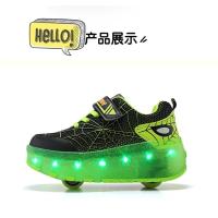 Zapatillas De Deporte Para Niño, Zapatos Luminosos Con Carga Usb De Malla De Dibujos Animados De Araña, Patines Deportivos Para Exteriores, Zapatos De Skate Para Niños Y Niñas, Zapatos Informales - details 19