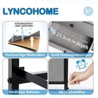 Cómoda con 9 cajones de tela, cómoda de dormitorio, mueble de almacenamiento, muebles de dormitorio, cómoda de 9 cajones, cómoda para cocina, oficina, pasillo, estilo rústico - details 10
