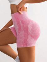Shorts de Cintura Alta y Sin Costuras Ouwu Ajuste Lateral para Deportes y Fiestas al Aire Libre - details 8