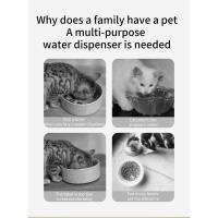 Fontanera de Agua Automática para Gatos 2en1 Dispensador de Comida y Agua Filtrada Recirculante 3L - details 1