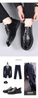 Zapatos de Cuero de Vaca de Primavera Zapatos Formales de Negocios para Hombres con Suela Suave - details 4