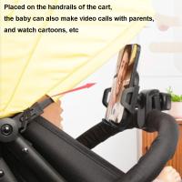 Soporte de navegación, abrazadera ajustable, soporte para teléfono móvil, dispositivo Gps, accesorios de cochecito de bebé, carrito de cochecito, soporte para teléfono - details 11