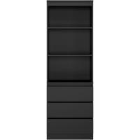 Estantería de Madera de 180cm con 3 Cajones Ideal para Oficina, Salón Organizador de Documentos, Archivadores, Carpetas, Libros - details 14