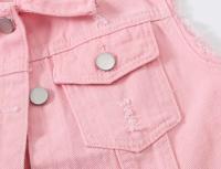 Chaleco vaquero para mujer, chaqueta, ropa informal de moda retro para primavera y otoño, elegante sin mangas - details 5