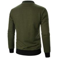 Cuadros de hombre, chaqueta con cremallera y cuello alto, nuevo estilo e - details 29