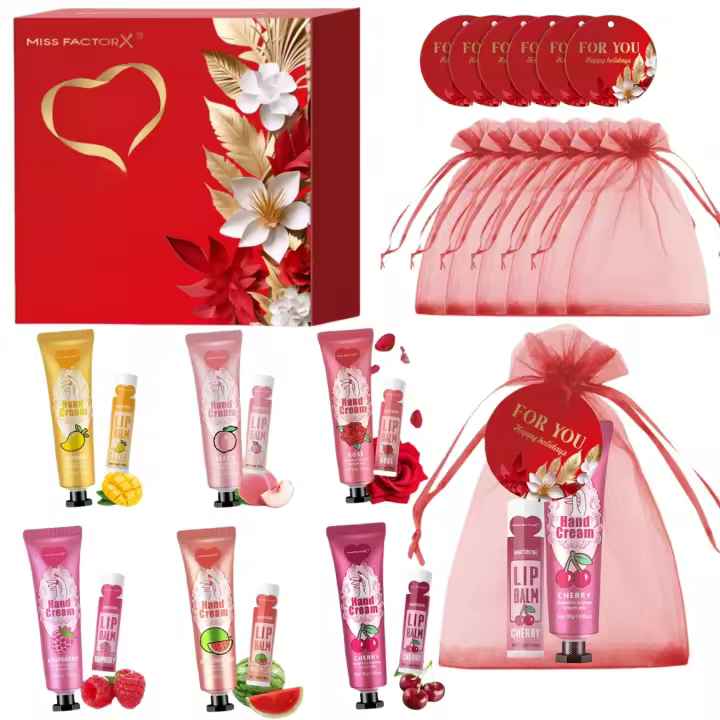Labial de Lengua en Bolsa de Gaza Roja 24PCS Ideal para Boda y Regalos de Navidad y Año Nuevo - 1