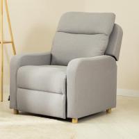 Tela (77x87x95cm) con Apertura Push Manual y Estructura Reforzada. Sillón para el Salón Tapizado en - details 2
