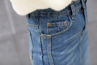 Falda Vaquera Mujer 2025 Primavera - Falda Tubo Ajustada con Abertura Trasera, Denim Elástico de Alta Calidad, Corte A-Line Mid-Length para Estilo Casual o Elegante - details 33