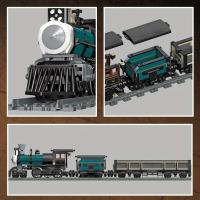 BRO1 locomotora CN5700 GWR Steam Train Railway Express, bloques de construcción modulares, modelo técnico, juguetes para niños - details 3