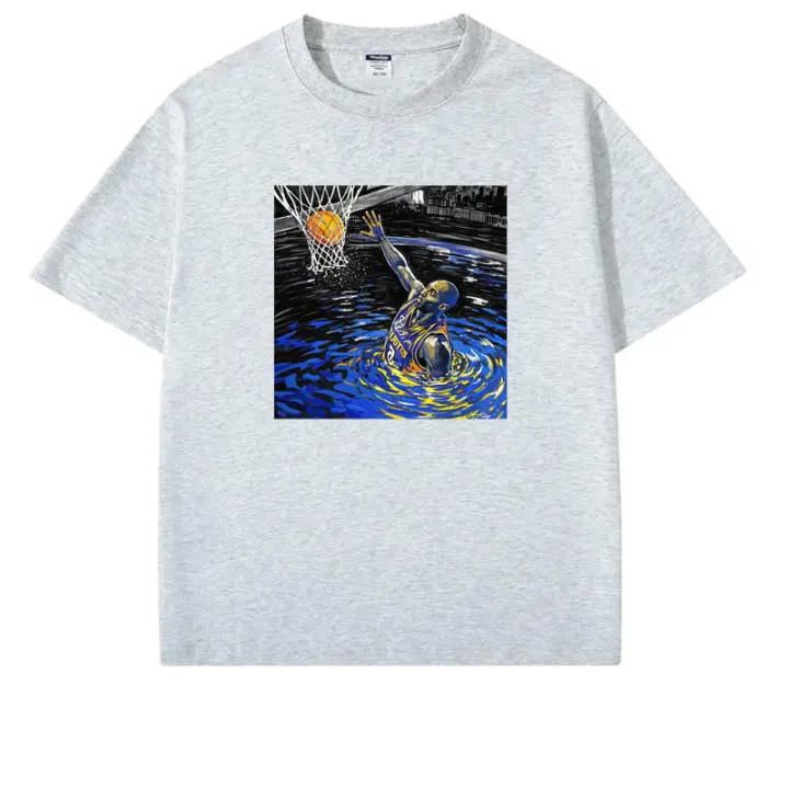 2025 camiseta para hombre camiseta negra pura 100% algodón camisetas kobe bryant camiseta blanca última novedad camiseta de la NBA - 1