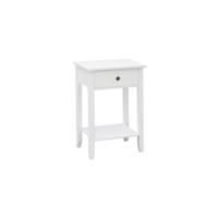 cajones con estantería Home Descuento Windsor Consola de 2 cajones, Mesa 74 x 80 x 30 cm Blanco - details 9
