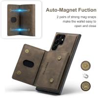 M2 para Samsung S24 funda protectora de cuero con tarjetero de succión Ultra magnética S23 Ultra dos en uno funda para teléfono móvil dividida - details 14