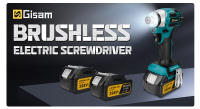 Kit de Destornillador Eléctrico Sin Escobillas 688N.m de 8 Velocidades 1/4 Pulgada para Batería Makita 18V Kit de Destornillador de Impacto Inalámbrico - details 0