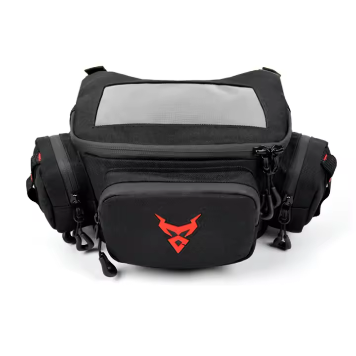 Bolsa de Manillar de Motocicleta MOTOCENTRIC Gran Capacidad, Impermeable, Multifuncional con Pantalla Táctil, Reflectante, Cubierta de Lluvia - 1