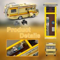 Bloques de construcción de coche Breaking Bad para niños, juguete de ladrillos para armar vehículo Camper, serie MOVE - details 2