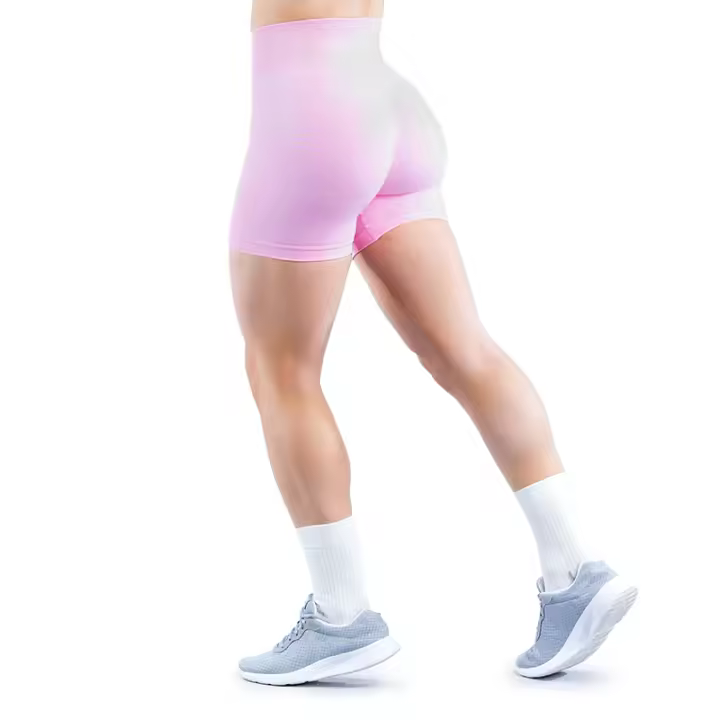 NVGTN-pantalones cortos dinámicos para mujer, ropa de medio pantalón sin costuras, suave, para Fitness, Yoga, gimnasio, correr, bicicleta, 2,0 - 1