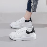 Zapatillas Casuales de Moda para Mujer 2024 Zapatos de Cuero PU de Color Sólido - details 4